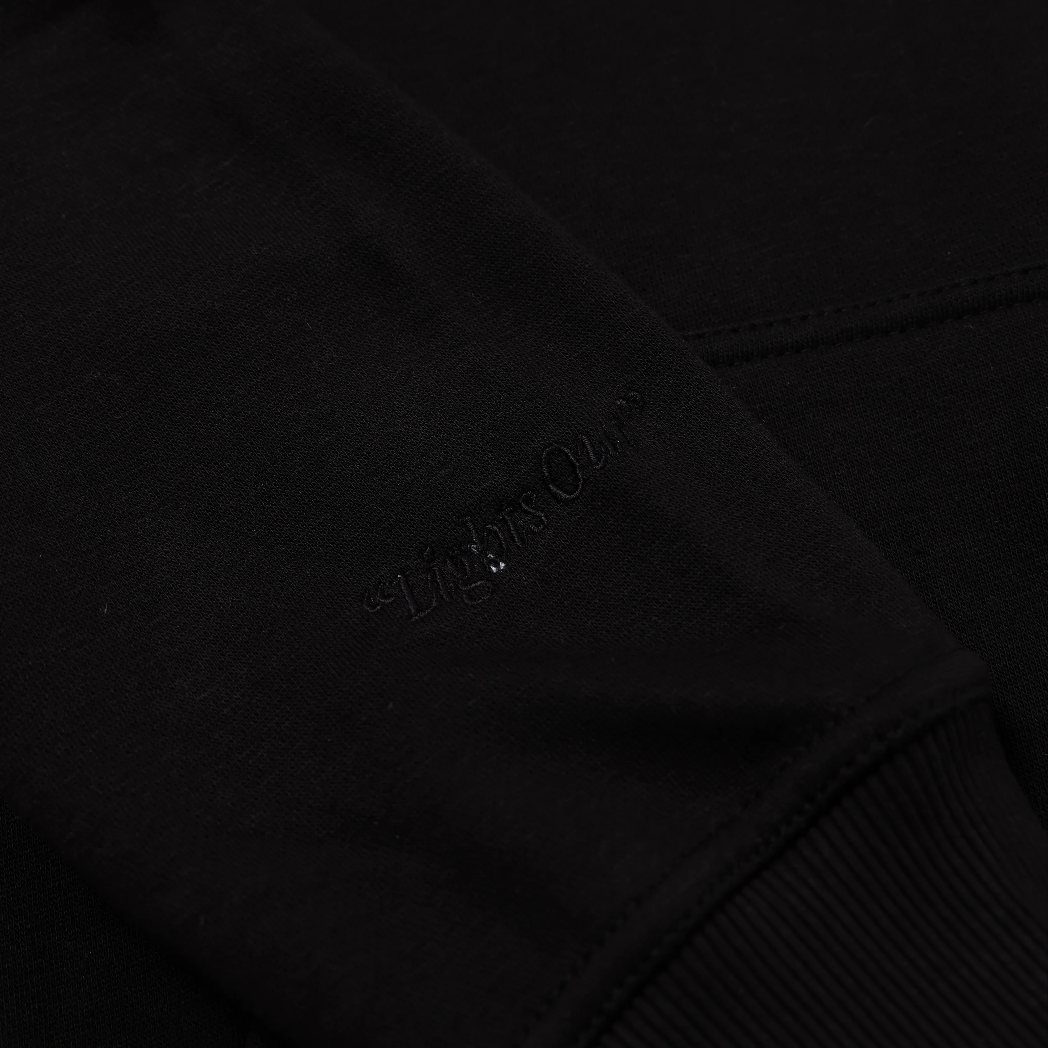 Triple Black "Lights Out" Hoodie - Image 3